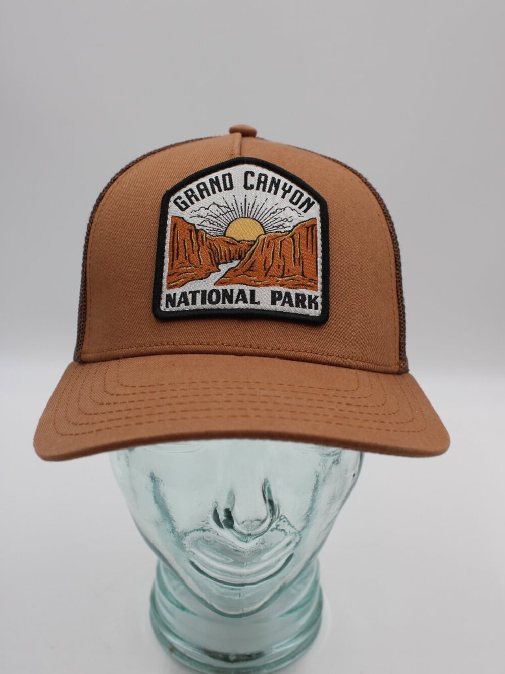 Mad Engine Grand Canyon National Park Trucker Hat Snapback Cap Adjustable Brown